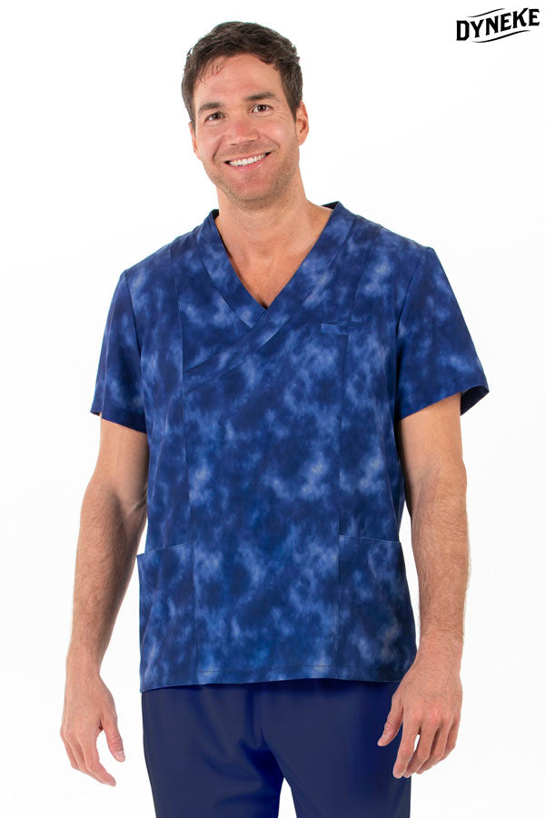 8174209 - Casaca elástica hombre azul degradado
