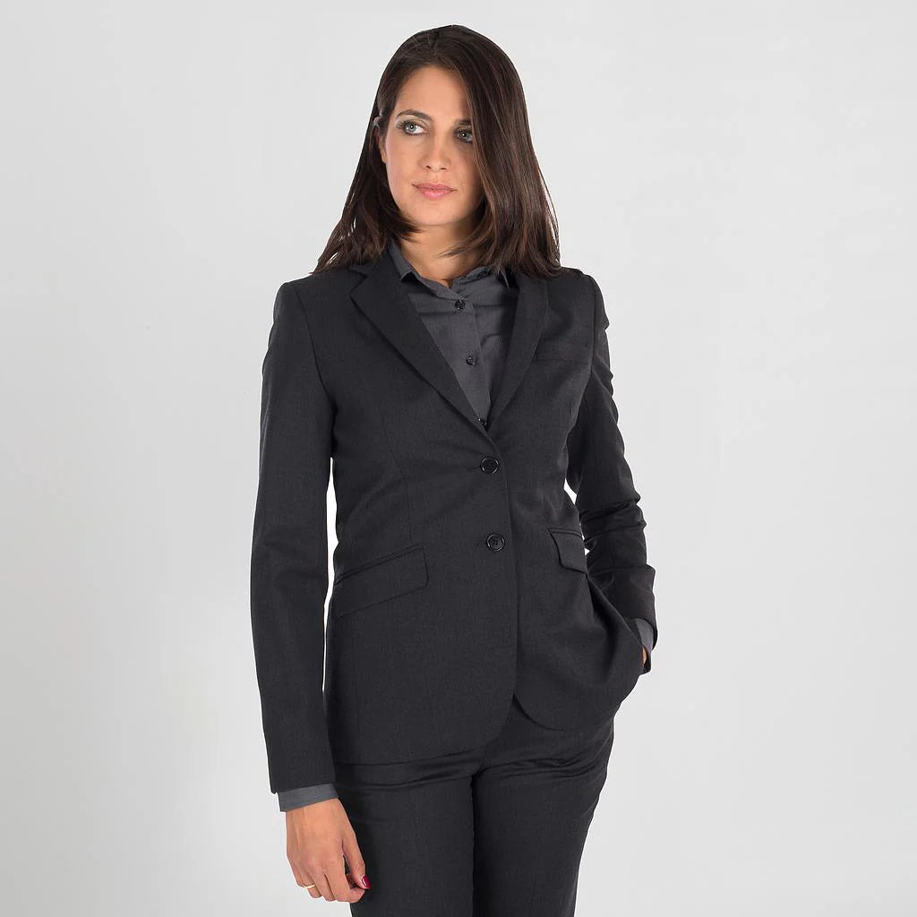 821400-139 - AMERICANA MUJER 2 BOTONES MAXIMA GRIS MARENGO