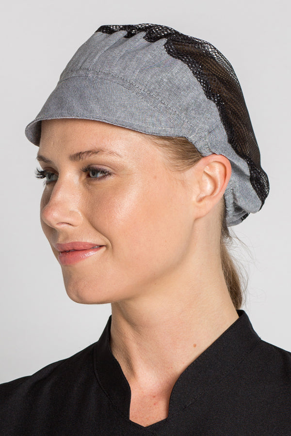 8408844 - Gorro visera con rejilla gris