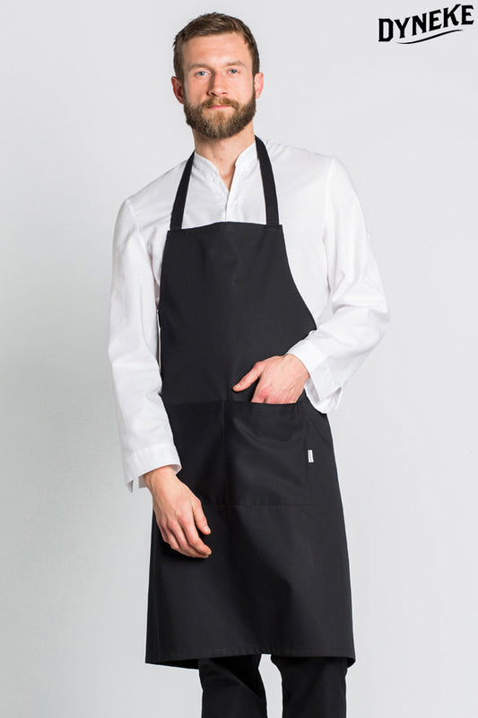 8426701 - Delantal negro peto sarga