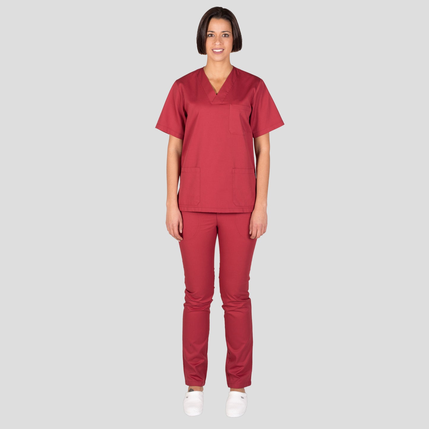 843000-112 - CONJUNTO UNISEX PICO SARGA BURDEOS