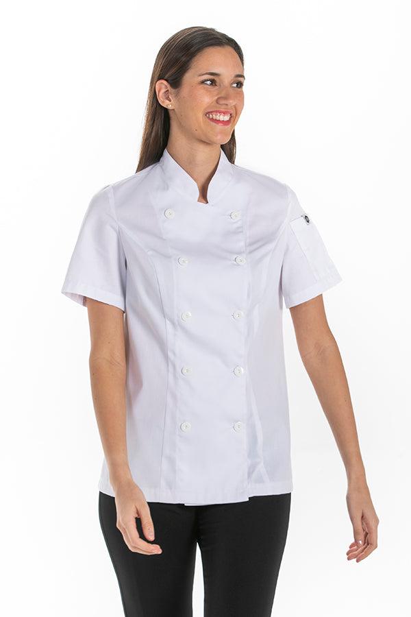 8551900 - Chaqueta blanca cocinera m/c