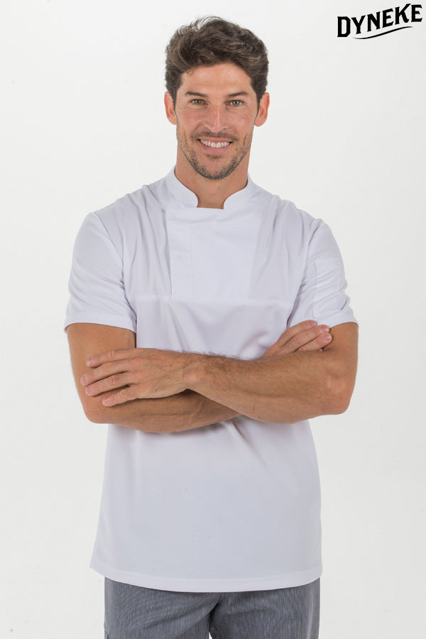 8577112 - CAMISETA BLANCA CABALLERO HOSTELERÍA 'FUSION'