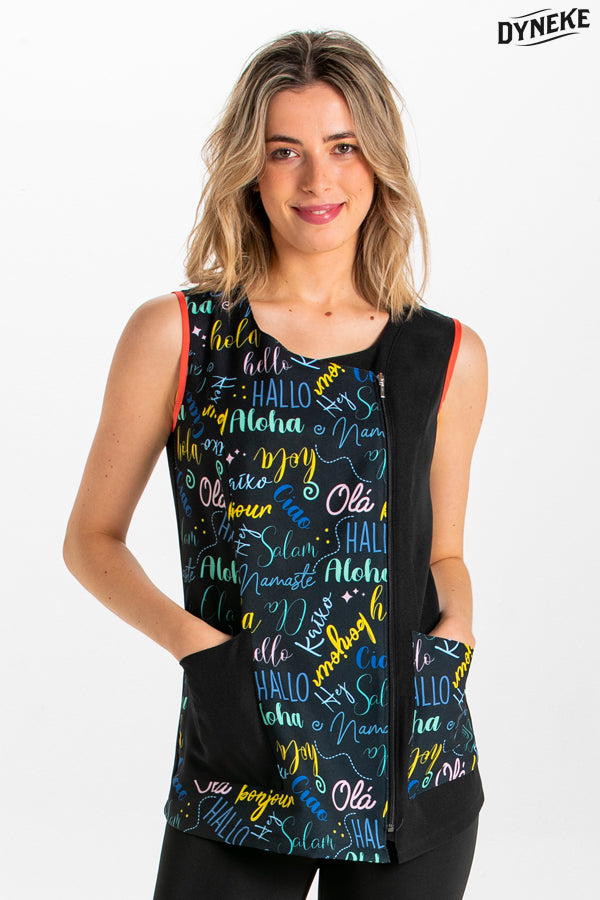 8639725 - Chaqueta s/m estampado saludos