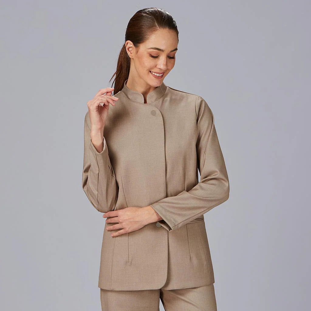 920002-142 - CHAQUETA MUJER CUELLO MAO CAMPOS ARENA