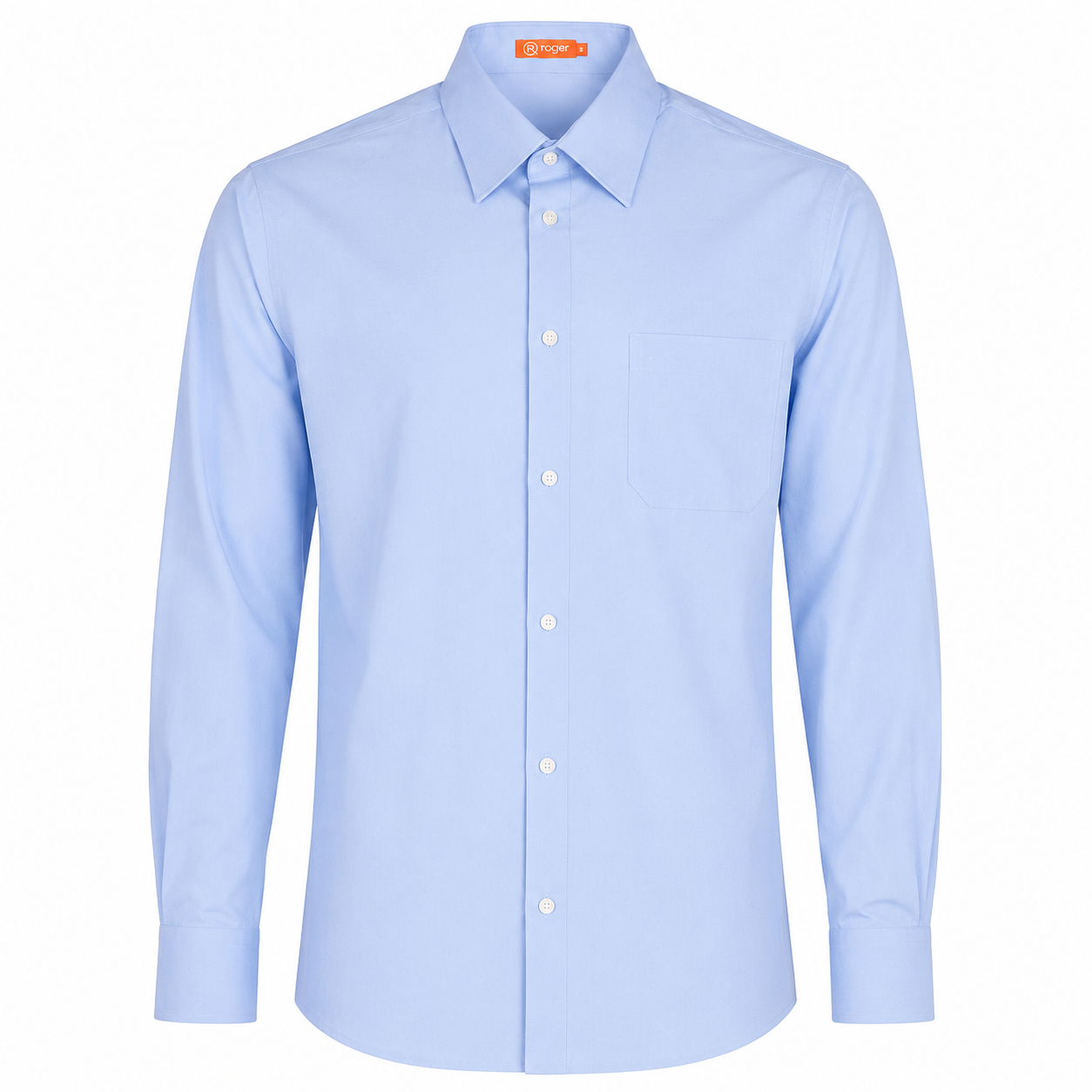 920137-19 - CAMISA HOMBRE CUELLO CAMISERO MANGA LARGA DAYTONA CELESTE