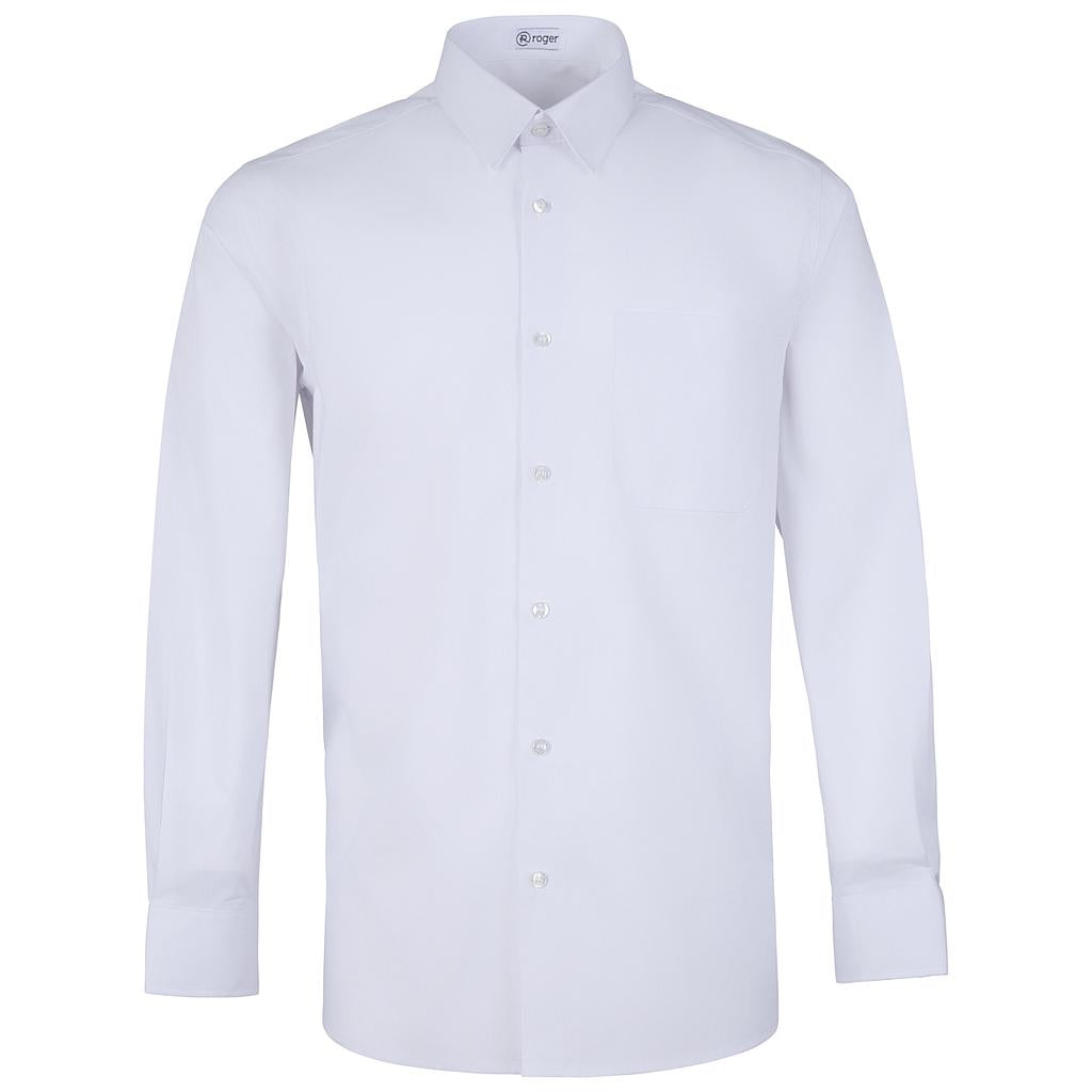 920138-13 - CAMISA HOMBRE CUELLO CAMISERO MANGA LARGA ALAMEDA BLANCO