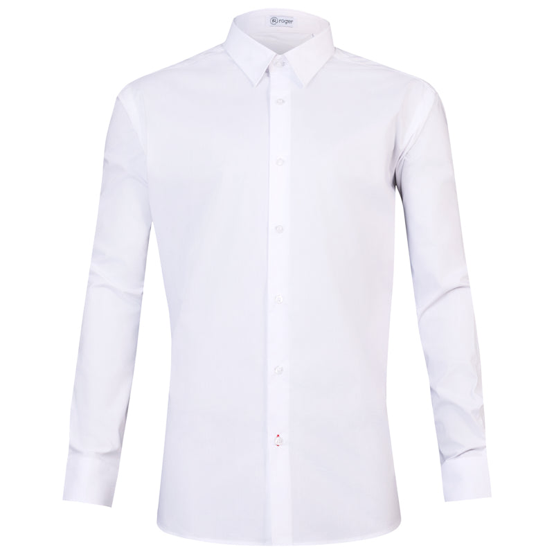 925138-13 - CAMISA HOMBRE CUELLO CAMISERO C/PINZA MANGA LARGA ALAMEDA BLANCO