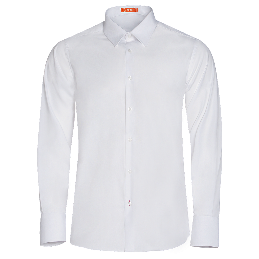 925141-13 - CAMISA HOMBRE CUELLO CAMISERO MANGA LARGA BELMONDO BLANCO