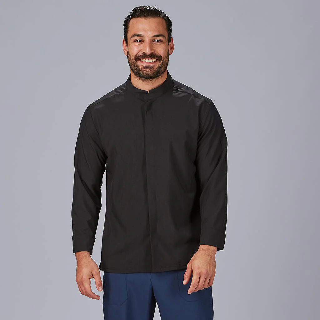 930041-001 - CHAQUETA COCINA UNISEX COMBI CANALE SOL NEGRO