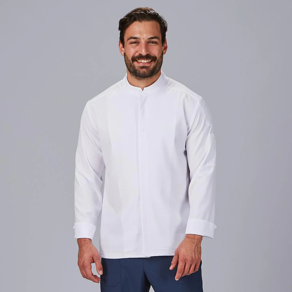 930041-101 - CHAQUETA COCINA UNISEX COMBI CANALE SOL BLANCO