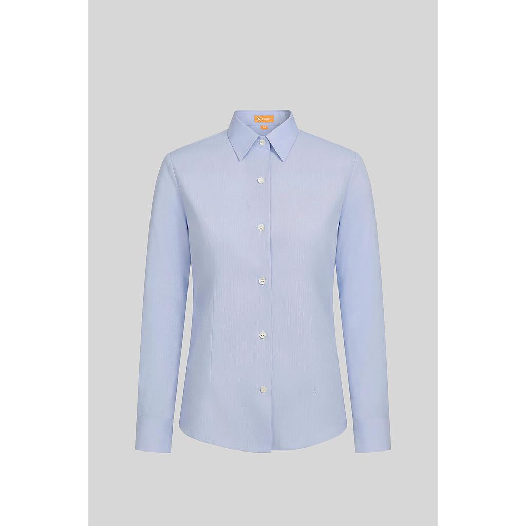 931148-19 - CAMISA MUJER CUELLO CAMISERO MANGA LARGA BREEZE