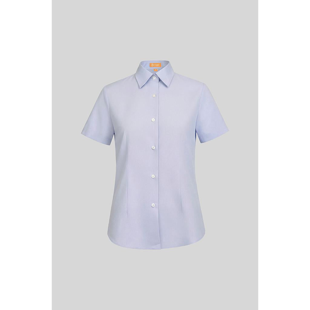 937148-19 - CAMISA MUJER CUELLO CAMISERO MANGA CORTA BREEZE