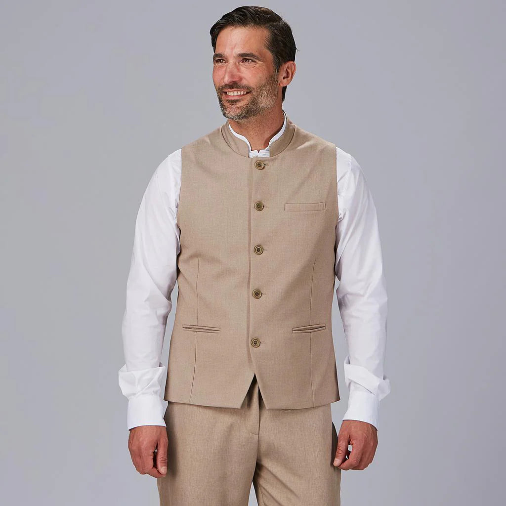 950012-142 - CHALECO HOMBRE CUELLO MAO GIRON ARENA