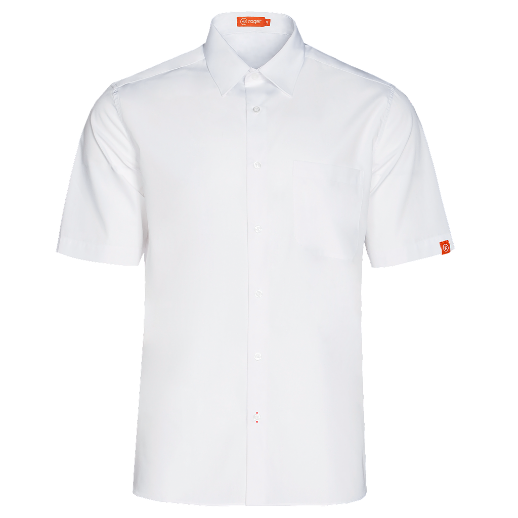 981141-13 - CAMISA HOMBRE CUELLO CAMISERO MANGA CORTA BELMONDO BLANCO