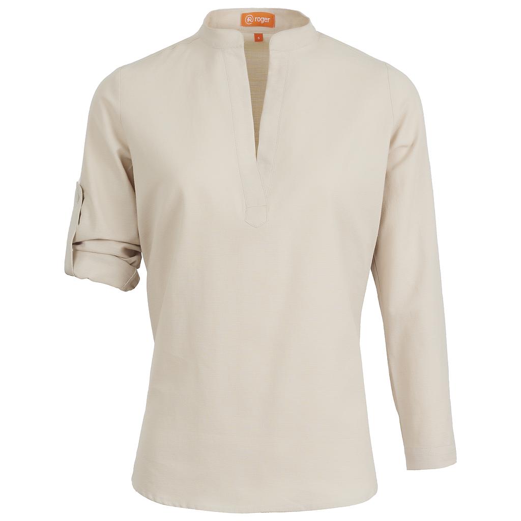 987137-15 - CAMISA POLERA MUJER DAYTONA BEIGE