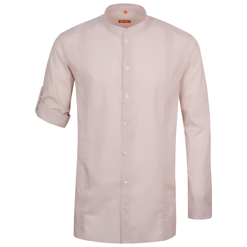 988148-15 - CAMISA GUAYABERA HOMBRE BASSA BEIGE