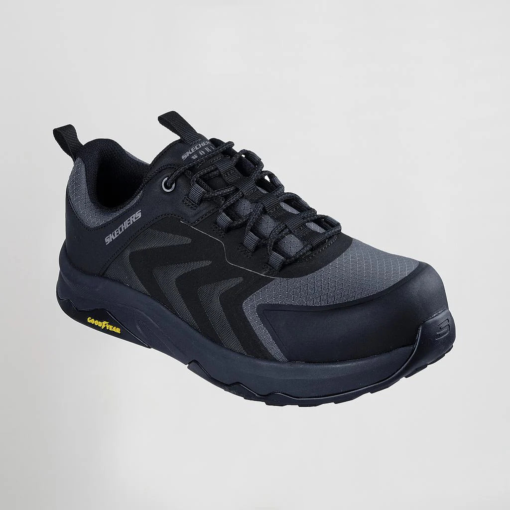 SK200255EC-001 - WORK: SPEED-FLEX TREKKER SKECHERS HOMBRE NEGRO