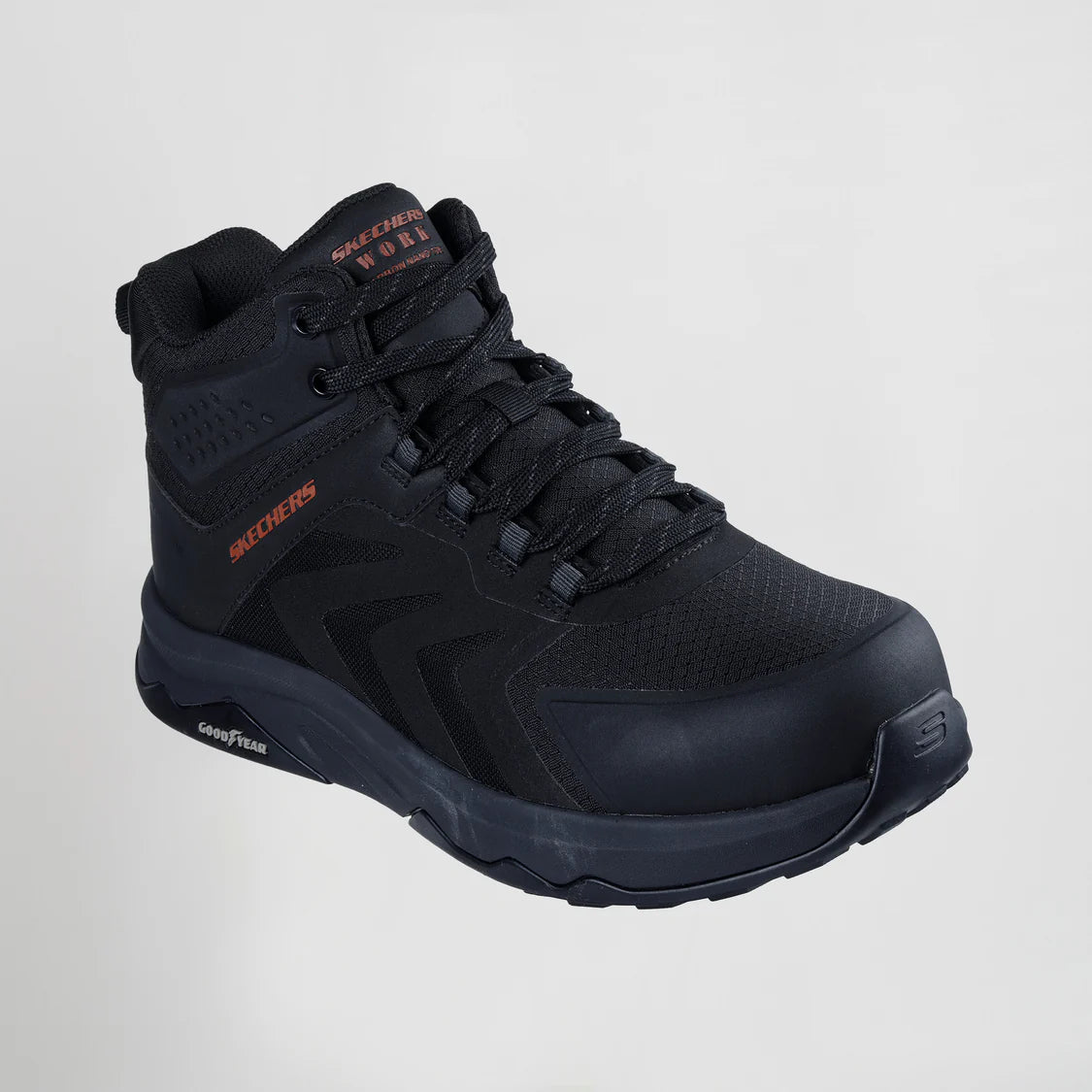 SK200256EC-001 - WORK: SPEED-FLEX TREKKER - NORDOWN SKECHERS HOMBRE NEGRO