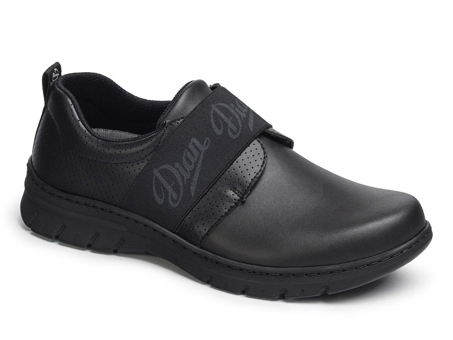 Zapatilla SIENA negro pala lisa