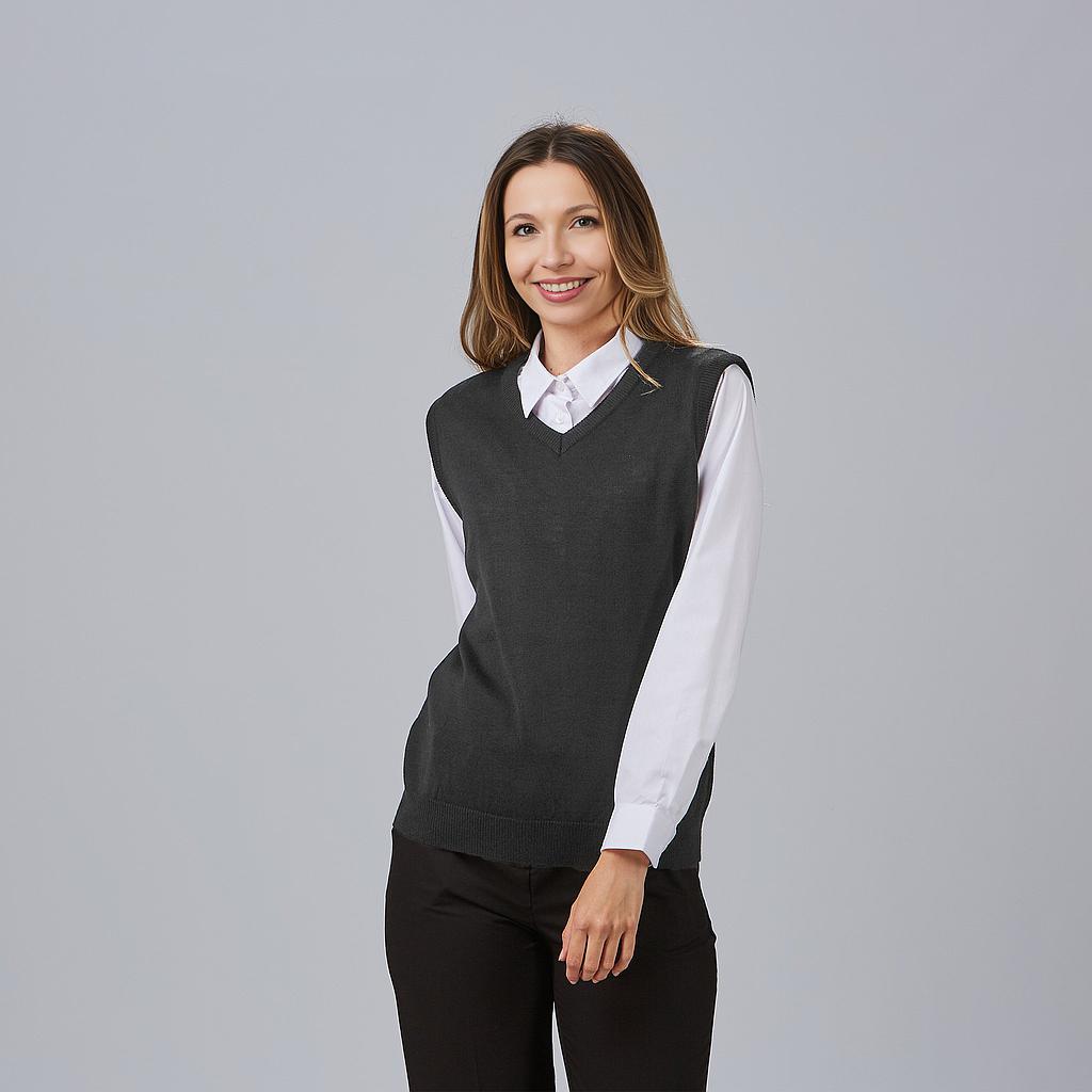 102100-139 - CHALECO MUJER GRIS MARENGO