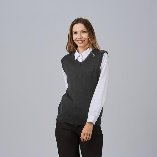 102100-139 - CHALECO MUJER GRIS MARENGO