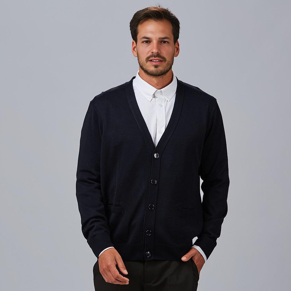 102600-104 - CARDIGAN HOMBRE PUNTO MARINO