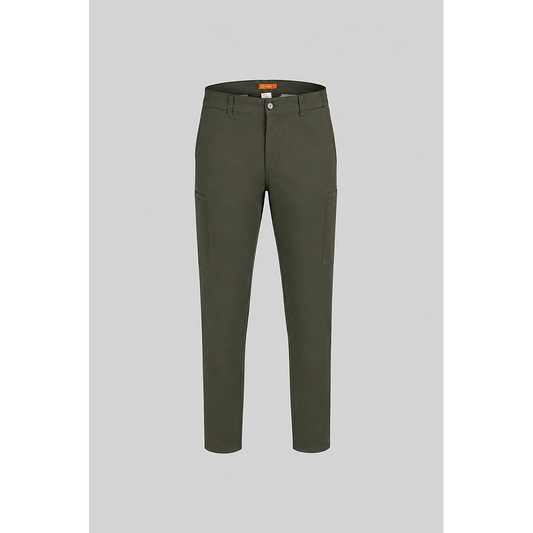 109115-168 - PANTALÓN CHINO HOMBRE HELIOS VERDE OLIVA