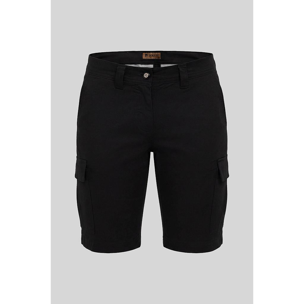 122042-07 - BERMUDA MULTIBOLSILLO MUJER VÉRTICE NEGRO