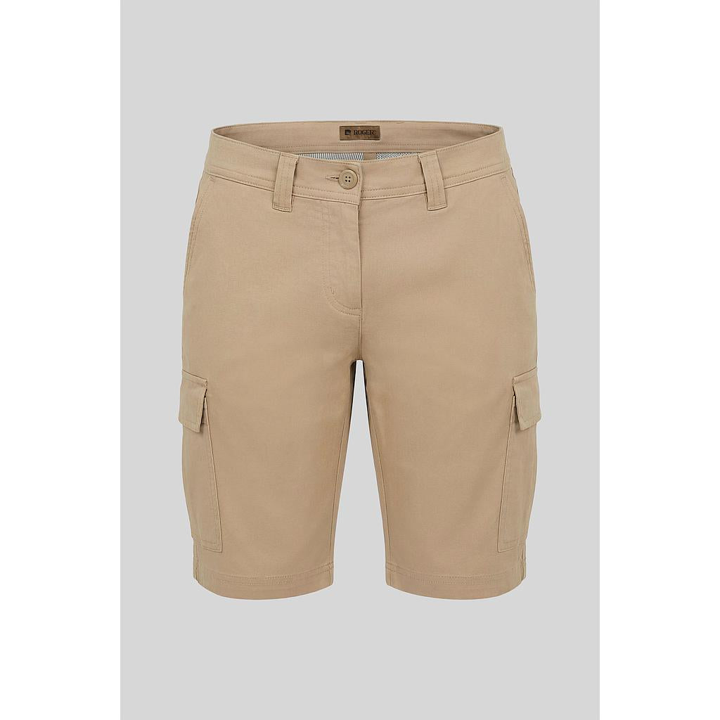 122042-15 - BERMUDA MULTIBOLSILLO MUJER VÉRTICE BEIGE
