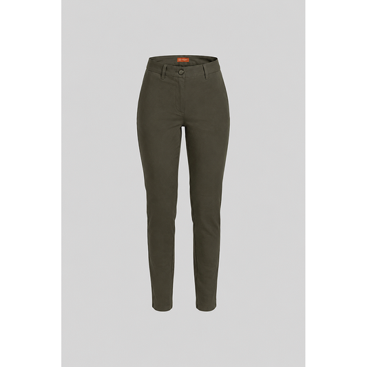 138042-168 - PANTALÓN CHINO MUJER VERTICE VERDE OLIVA