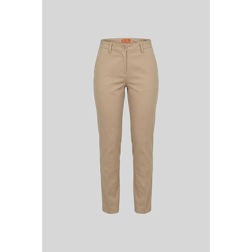 138118-15 - PANTALÓN PITILLO TIRO MEDIO MUJER ALAMO BEIGE
