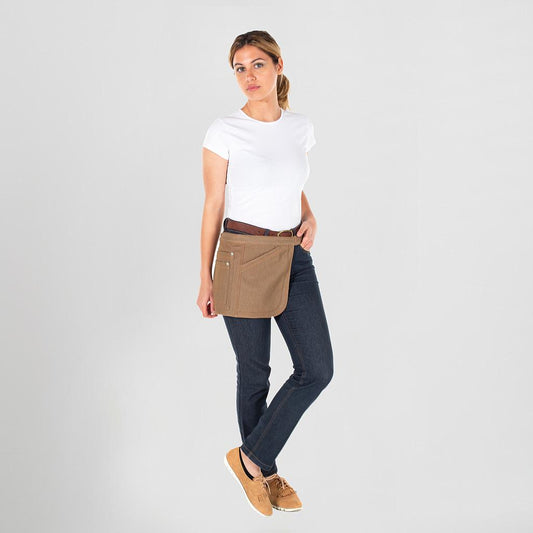 148200-823 - DELANTAL CORTO DUBAI 28X39 CM ARENA