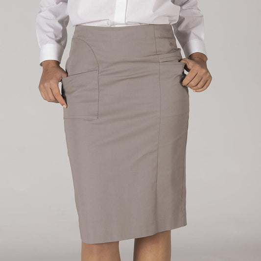 150002-109 - FALDA CON BOLSILLOS COLD GRIS