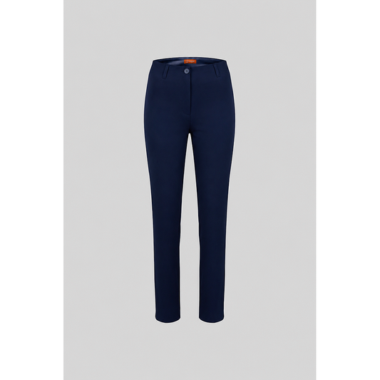 158116-02 - PANTALÓN PITILLO TIRO MEDIO S/BOLSILLOS MUJER ALABAMA MARINO CLARO