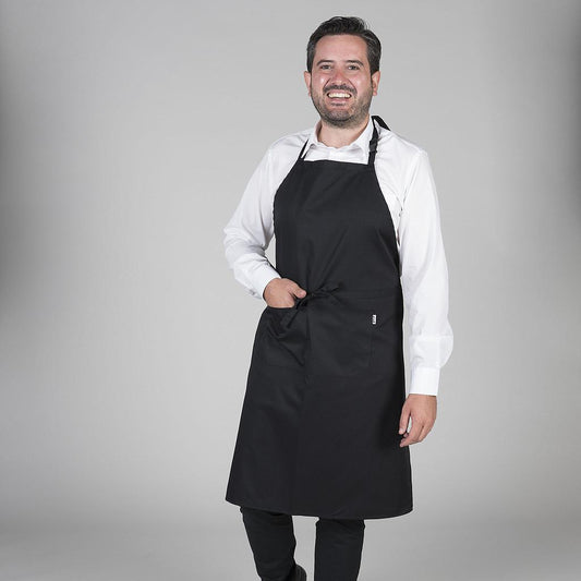 161000-001 - DELANTAL ESTAMPADO HEBILLA 95X75 CM NEGRO