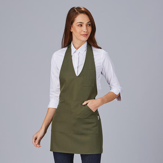 182200-599 - DELANTAL BISTRO SARGA POLIESTER 80X65 CM CAQUI