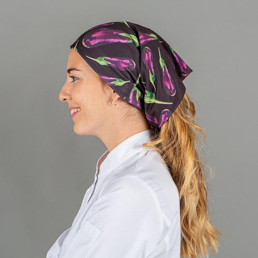 200100-4115 - BANDANA ESTAMPADA BERENJENA