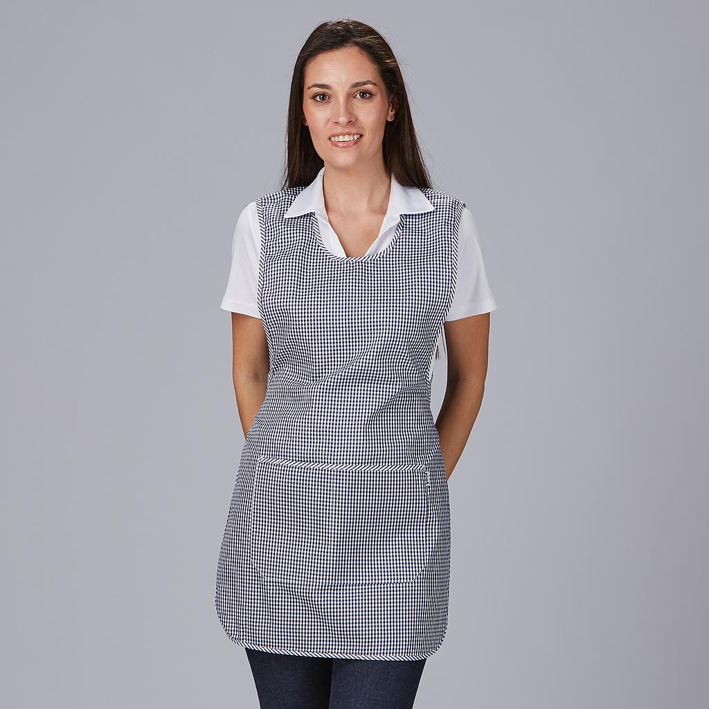 202000-202 - CASULLA VICHY CON BOLSILLO CUADRO MARINO