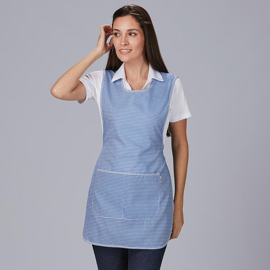 202000-203 - CASULLA VICHY CON BOLSILLO CUADRO AZULINA