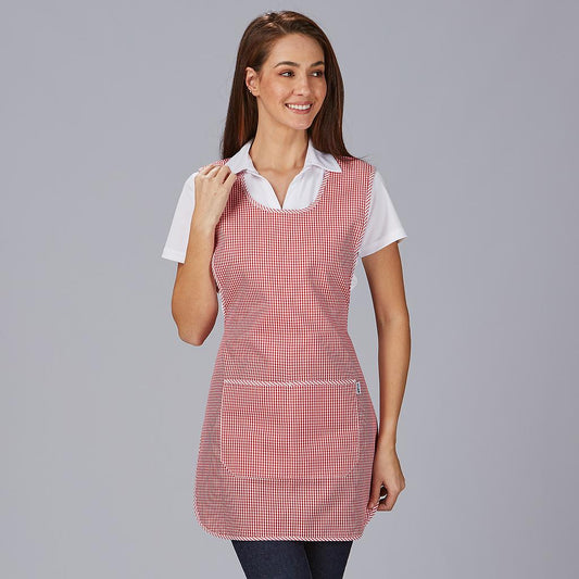 202000-206 - CASULLA VICHY CON BOLSILLO CUADRO ROJO