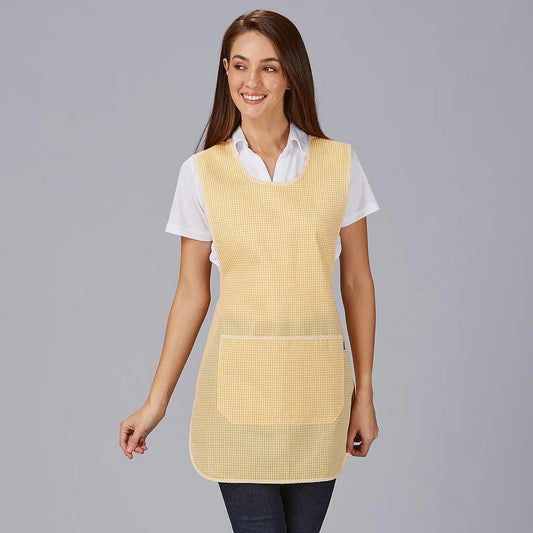 202000-208 - CASULLA VICHY CON BOLSILLO CUADRO AMARILLO