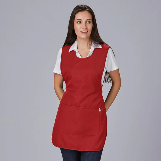 202200-616 - CASULLA CON BOLSILLO SARGA POLIESTER ROJO