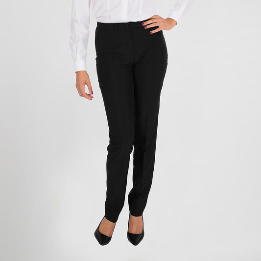 203600-001 - PANTALON MUJER SIN BOLSILLOS "LOURDES" NEGRO