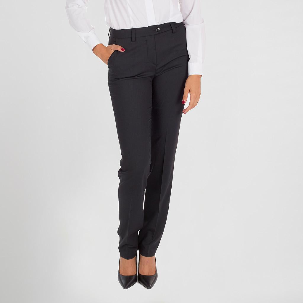 205200-001 - PANTALON MUJER CON BOLSILLOS CONFORT NEGRO