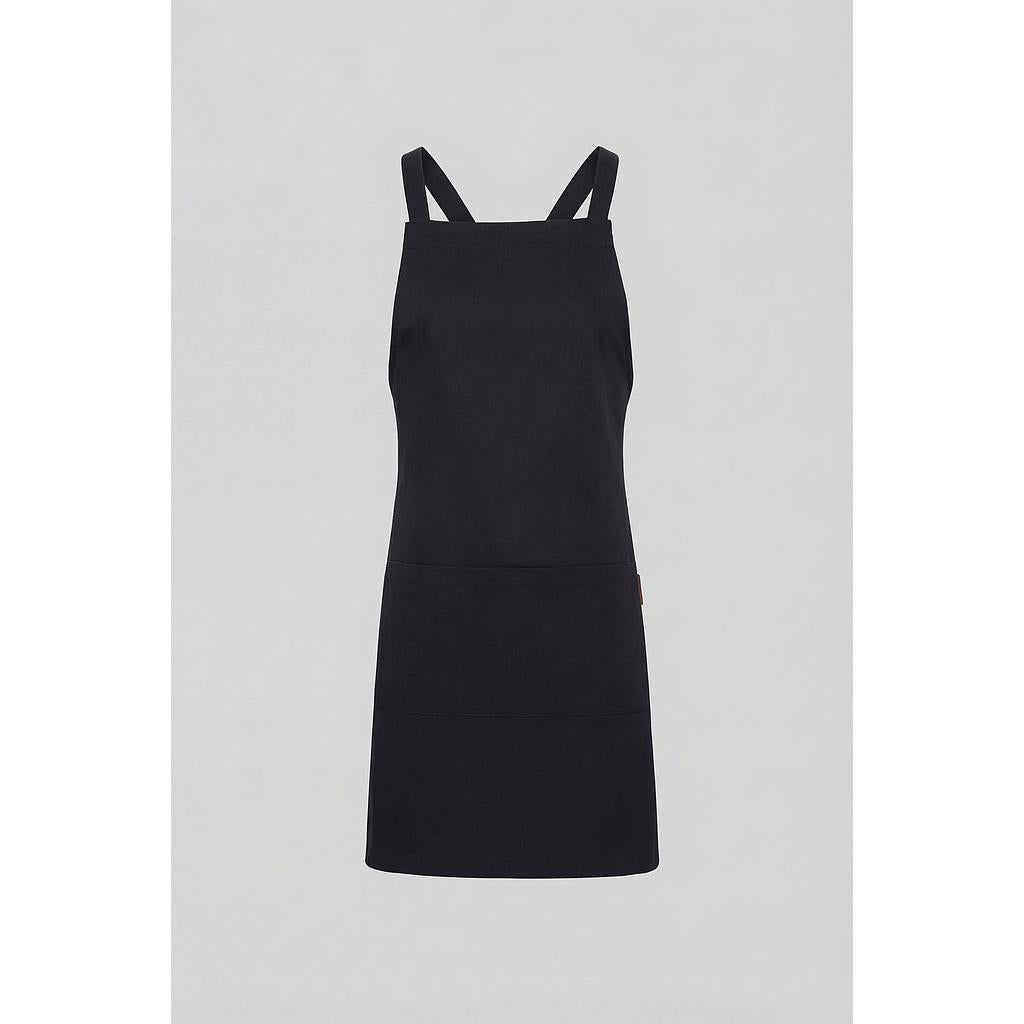 207260-07 - DELANTAL PETO MAUI NEGRO