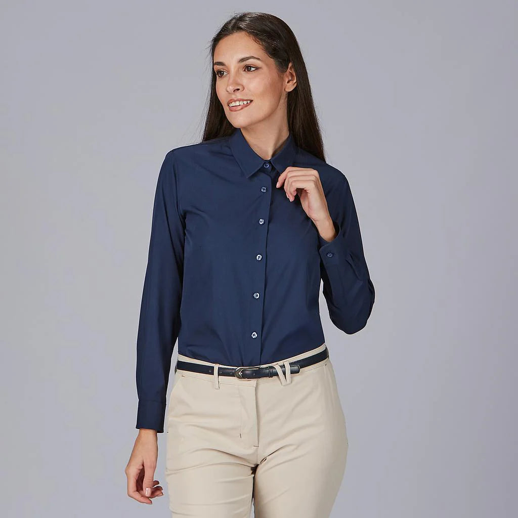 240032-104 - CAMISA MUJER AURORA MARINO