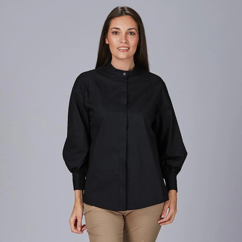 240034-001 - CAMISA MUJER OVERSIZE MADDALENA NEGRO