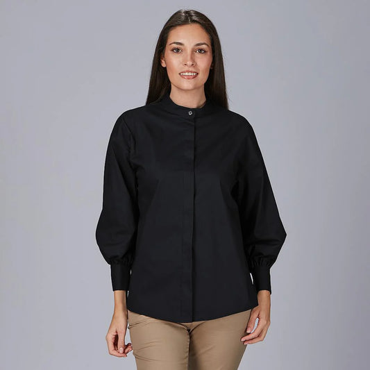 240034-001 - CAMISA MUJER OVERSIZE MADDALENA NEGRO