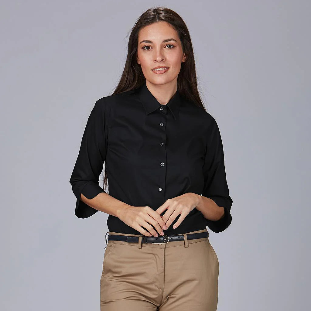 240035-001 - CAMISA MUJER BEATRICE NEGRO